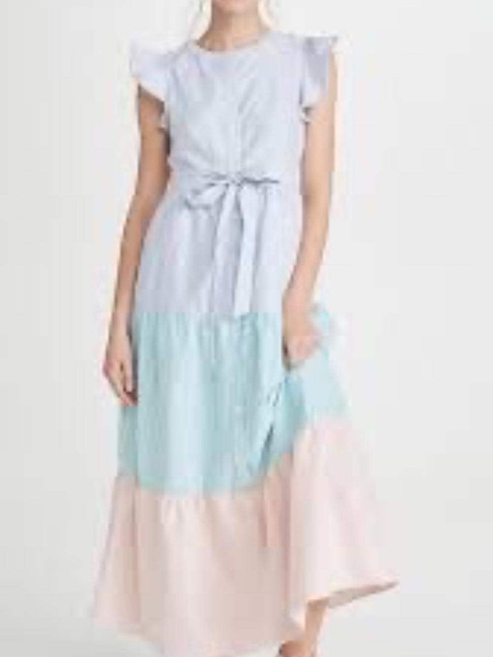 NWOT English Factory Stripe Maxi Dress Women's Size M New Anthropologie